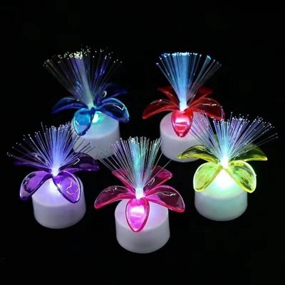Fiber Optic Flower LED Light (Assorted Colors)